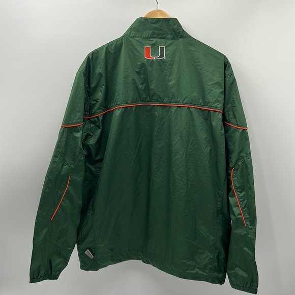 NIKE UNIVERSITY OF MIAMI HURRICANES STORM-FIT MENS SIZE MEDIUM JACKET - Picture 6 of 15